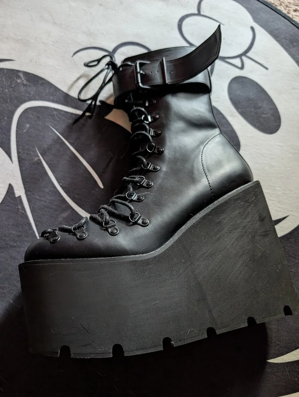 Lace Up Platform Boots